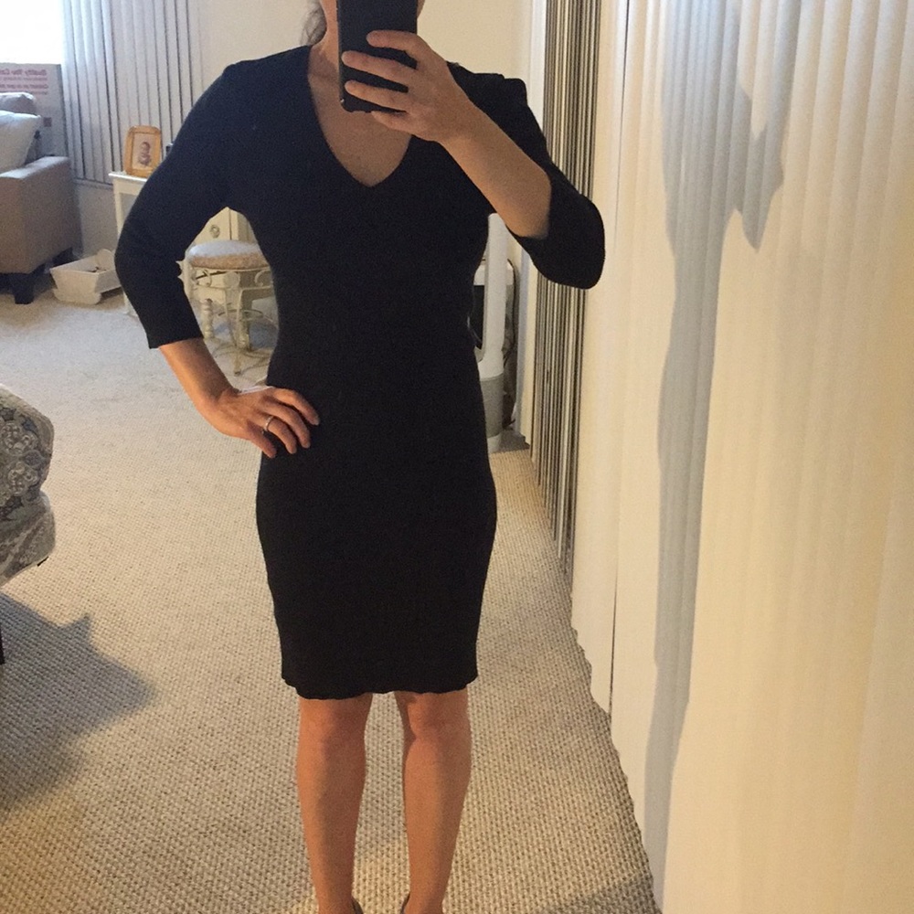 Banana Republic Black sweater dress